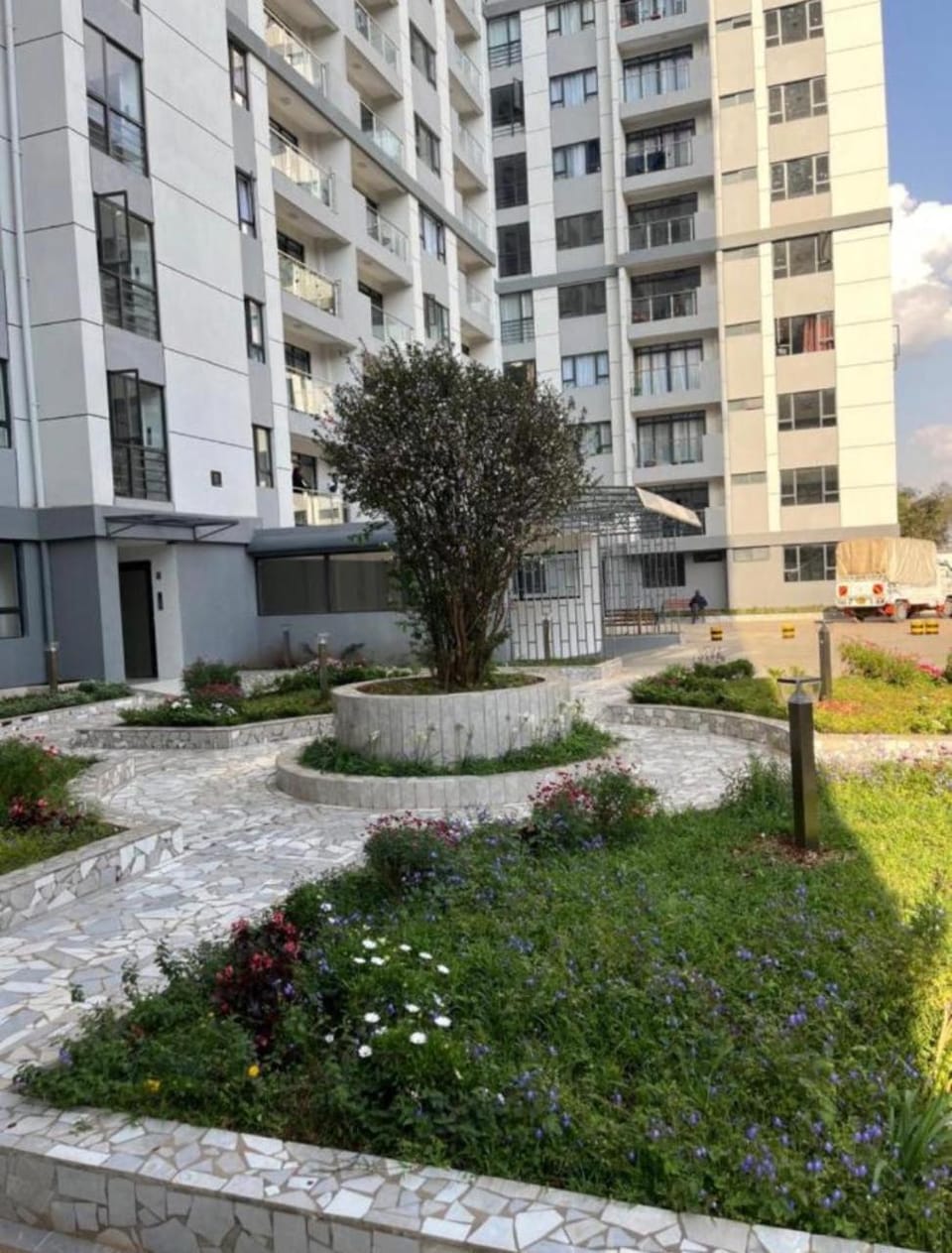 Garden, On site