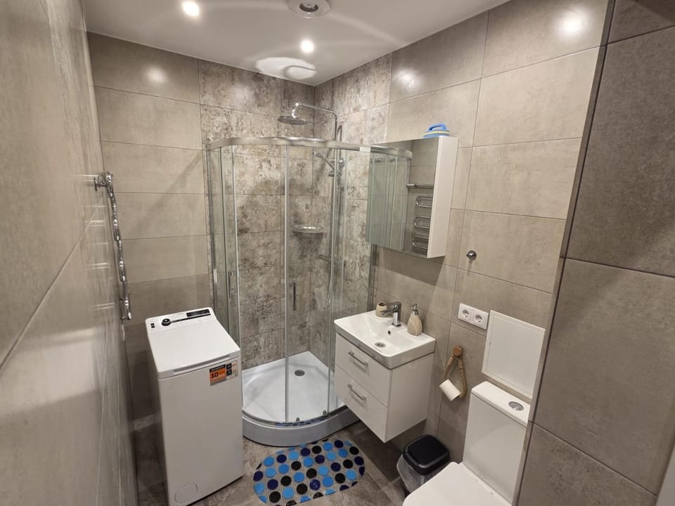 Shower, Toilet, Bathroom, washing machine
