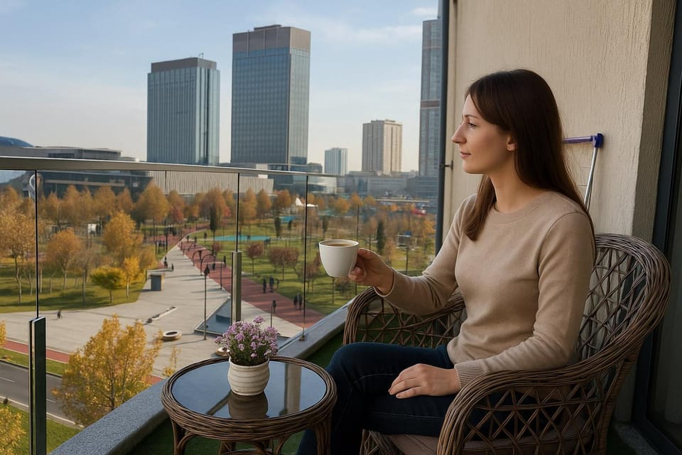 Property building, Garden, Balcony/Terrace, Balcony/Terrace