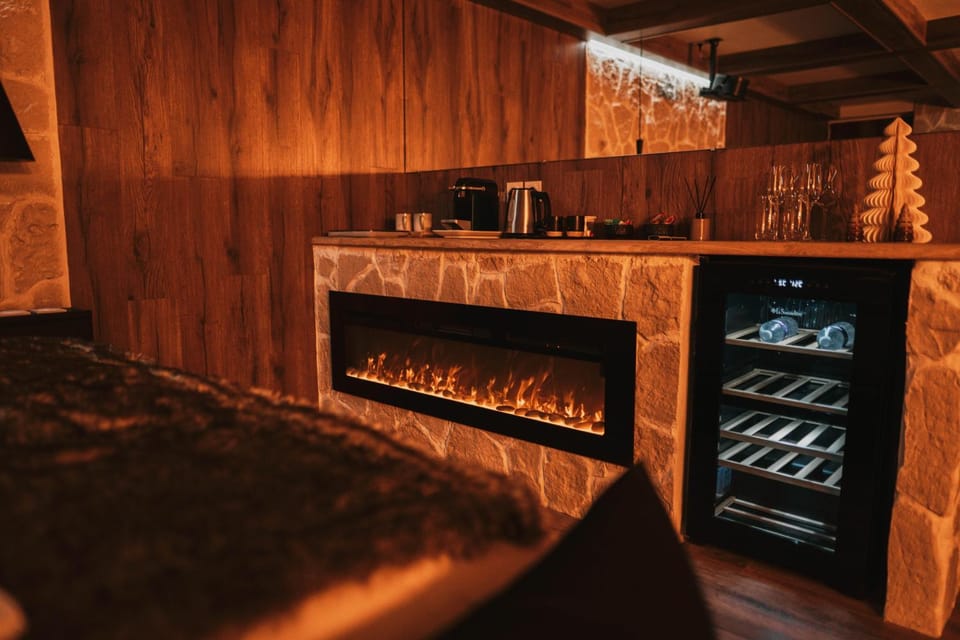 Lounge or bar, fireplace
