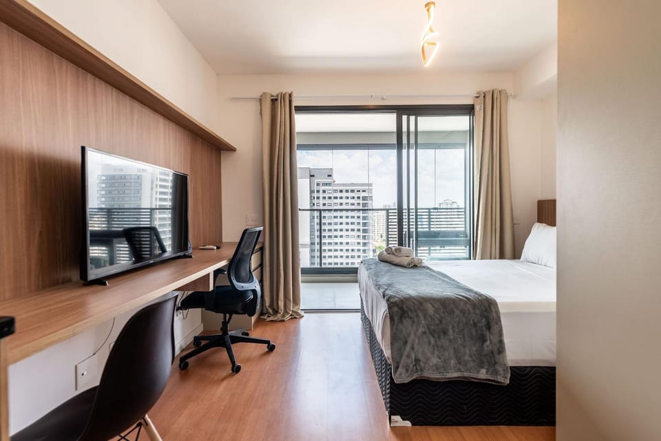 Studio w/ City View & Rooftop Pool - GP2304 Apartment in Sao Paulo City