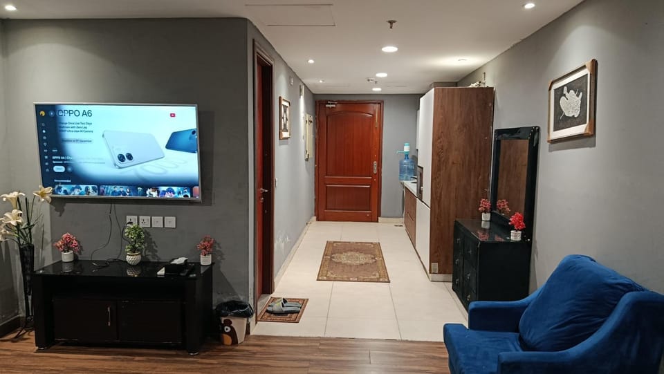 One Bed suit Work Desk Balcony & Private compert Apartment in Lahore