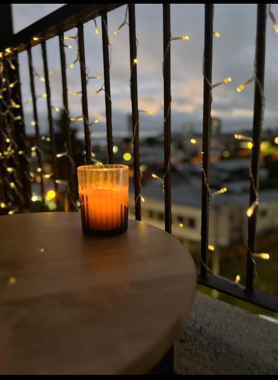 Night, View (from property/room), Balcony/Terrace