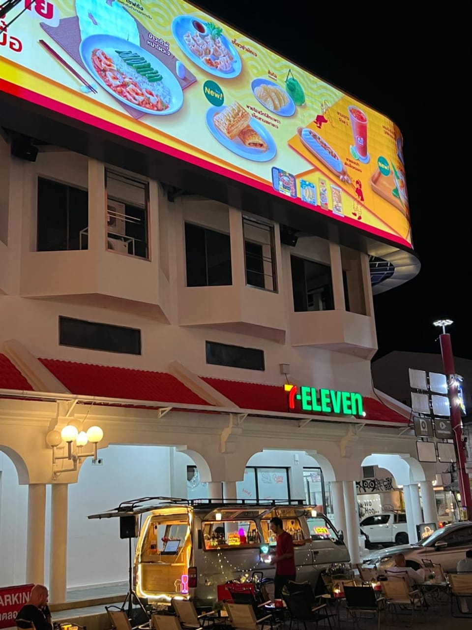 Night, City view, Location