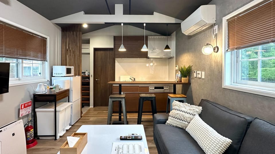 Living room, air conditioner