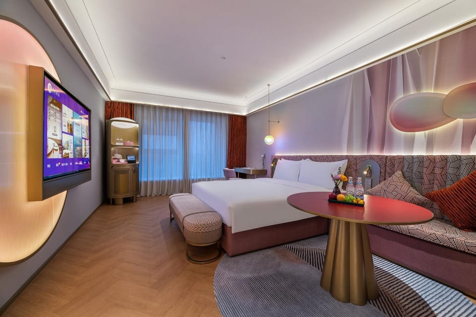 Manxin Hotel Yueda 889 Plaza, Yancheng High-speed Railway Station Hotel in Jiangsu