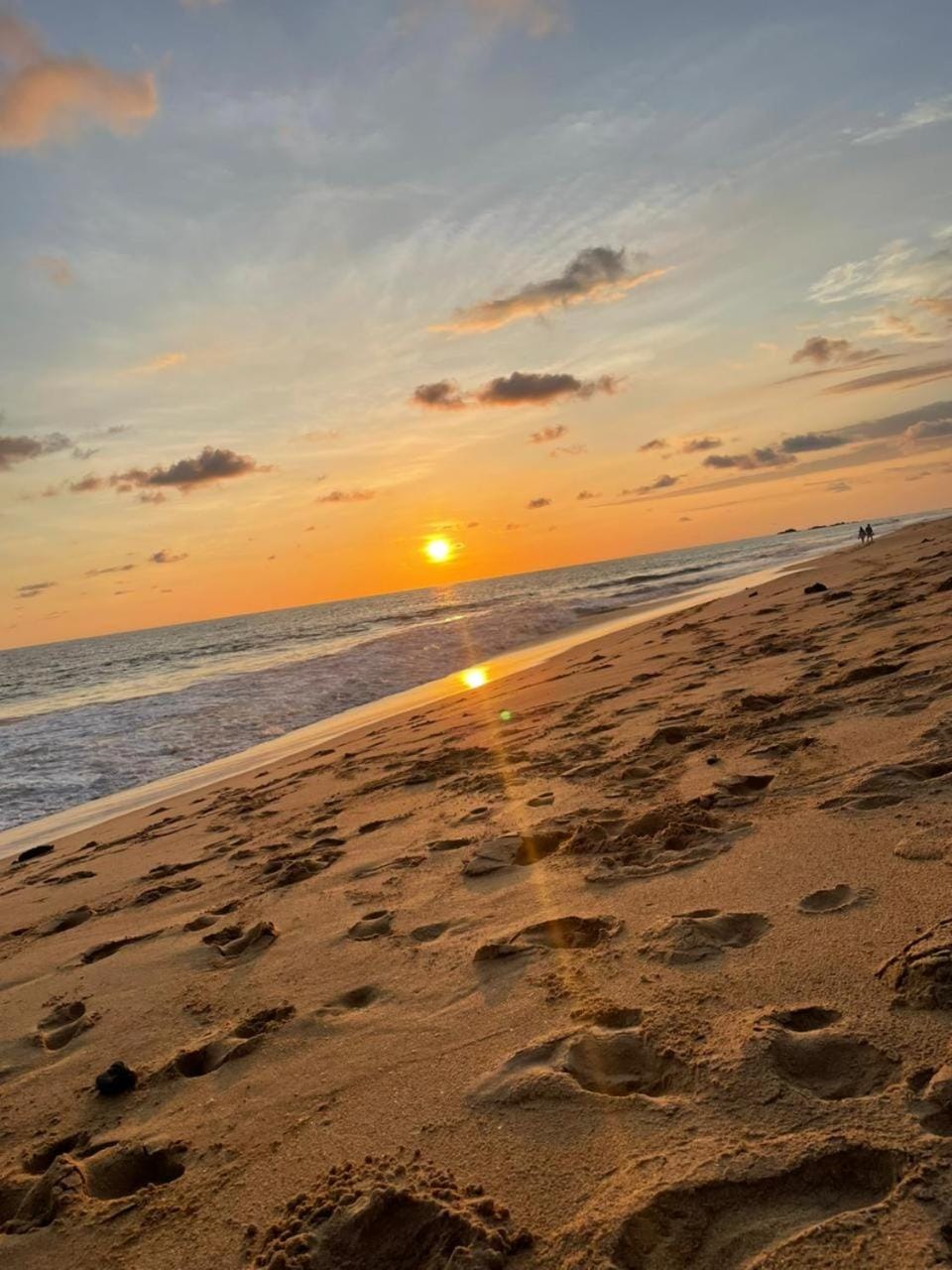 Natural landscape, Beach, Sea view, Sunrise, Sunset, sunbed