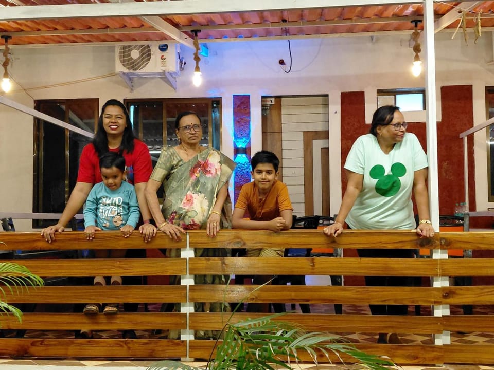 children, group of guests, Family