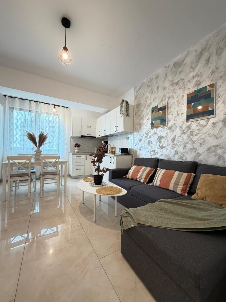 Living room, Seating area, Dining area