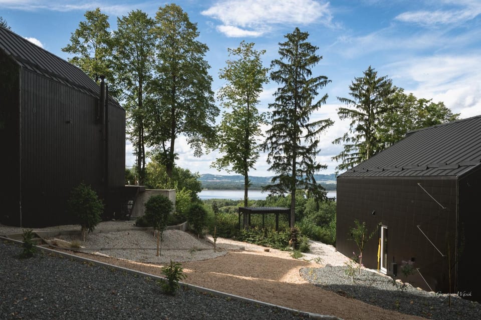 Property building, Natural landscape, Garden view