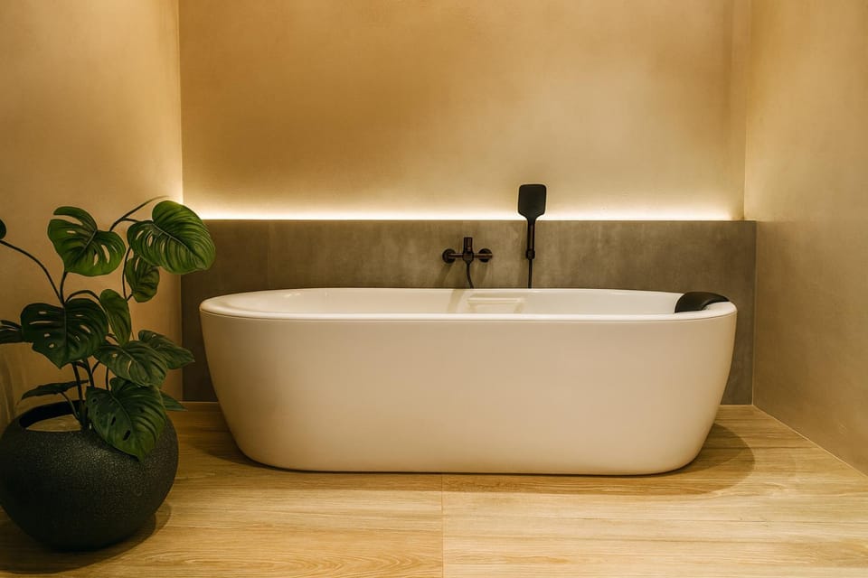 Hot Tub, Bathroom