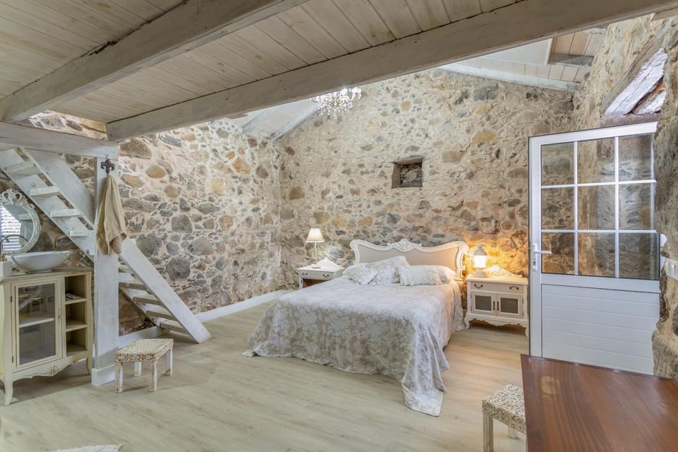 Property building, Living room, Bedroom