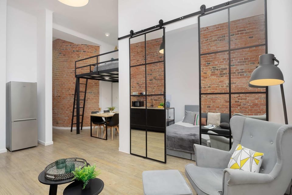 Kitchen or kitchenette, Living room, Seating area, oven, wardrobe