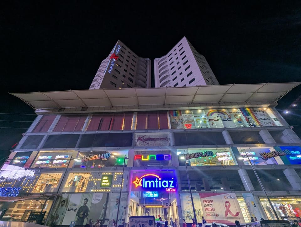 Property building, Night, City view