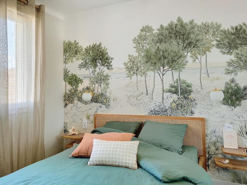Bed, Photo of the whole room, Bedroom, heating, internet, towels