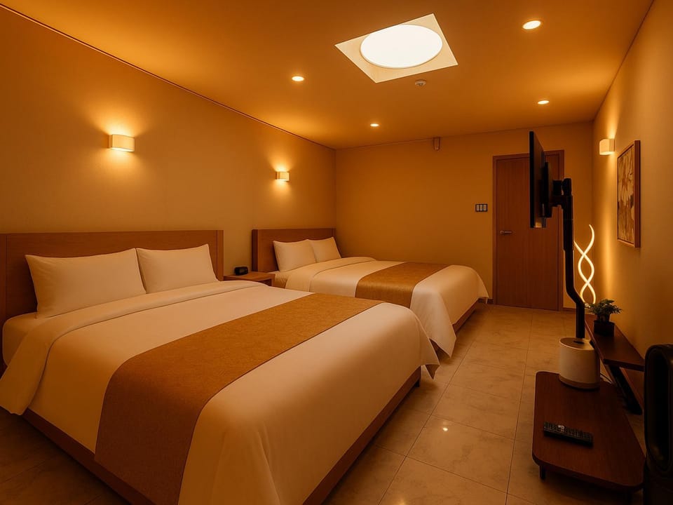 Bed, TV and multimedia, Photo of the whole room, Bedroom