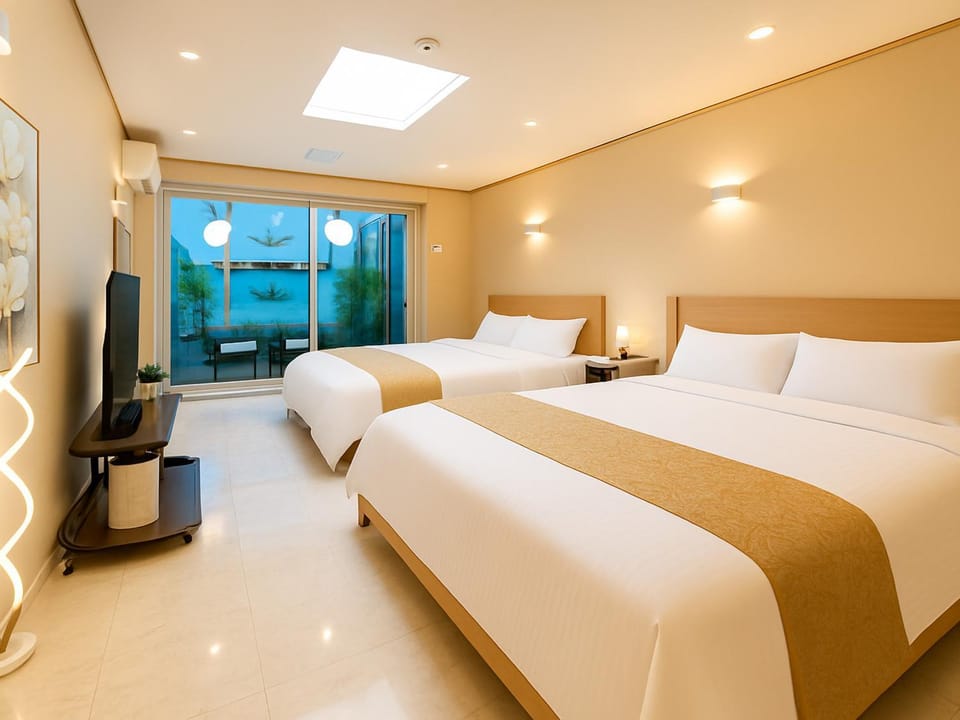 Bed, TV and multimedia, Photo of the whole room, Bedroom, air conditioner