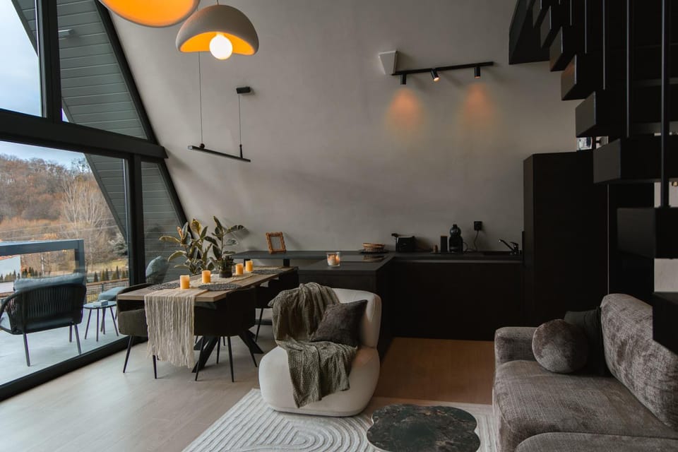 Twin Vista A-Frame Cabins Cabin in Romania