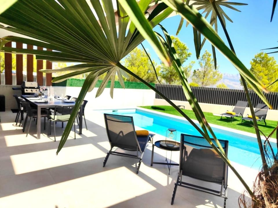 New villa with private pool in Polop Bay View Villa in Marina Baixa