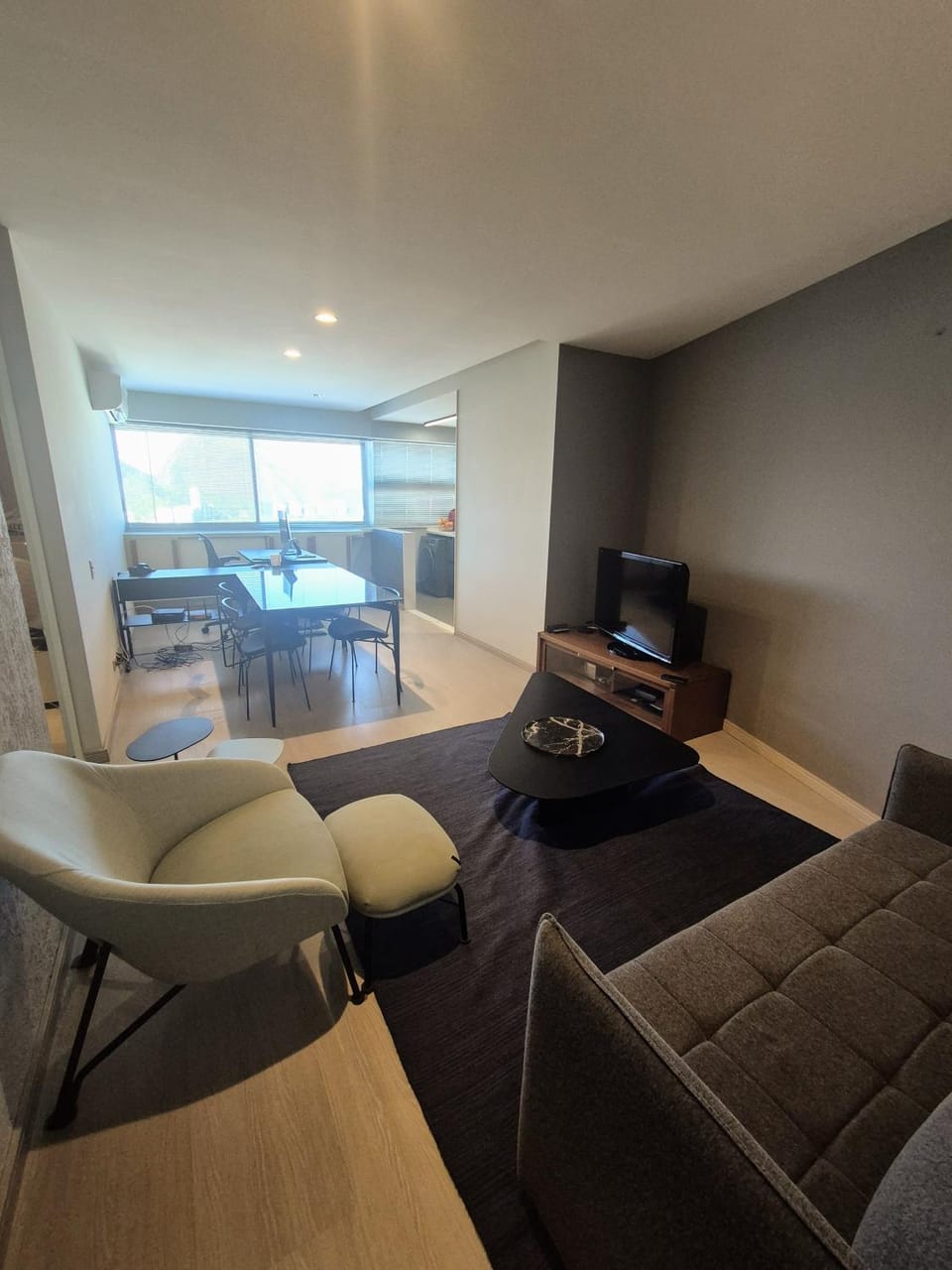 Living room, Seating area, Dining area