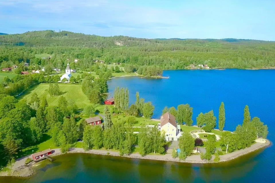 Natural landscape, Bird's eye view, Lake view