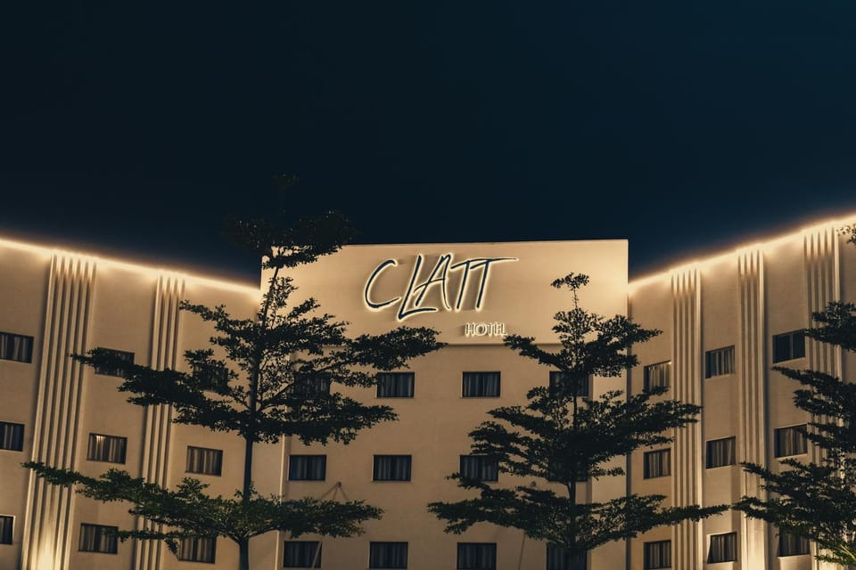 Property building, Night, Property logo or sign