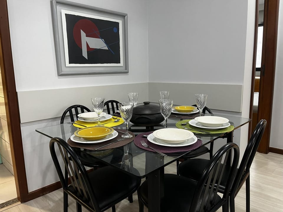 Dining area, air conditioner