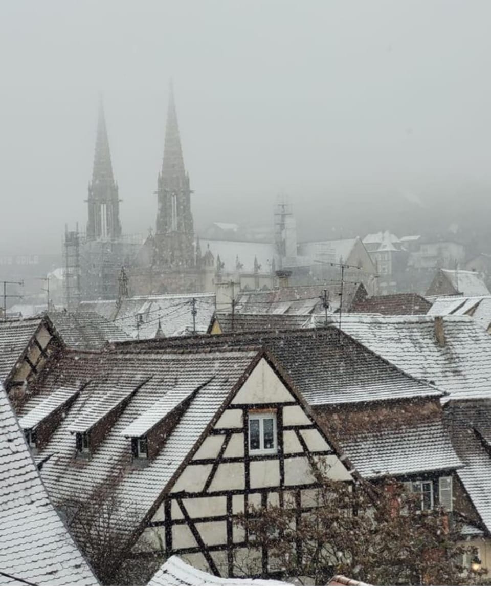 Winter, City view