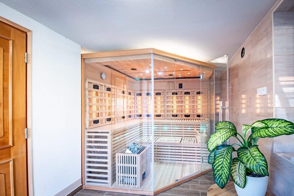 Scenic view - Infra Sauna - Spacious - Mandula Vendeghaz Apartment in Hungary