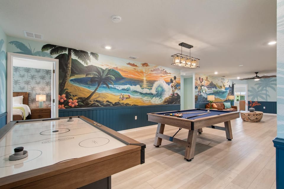 Billiard, Game Room, Decorative detail, Family