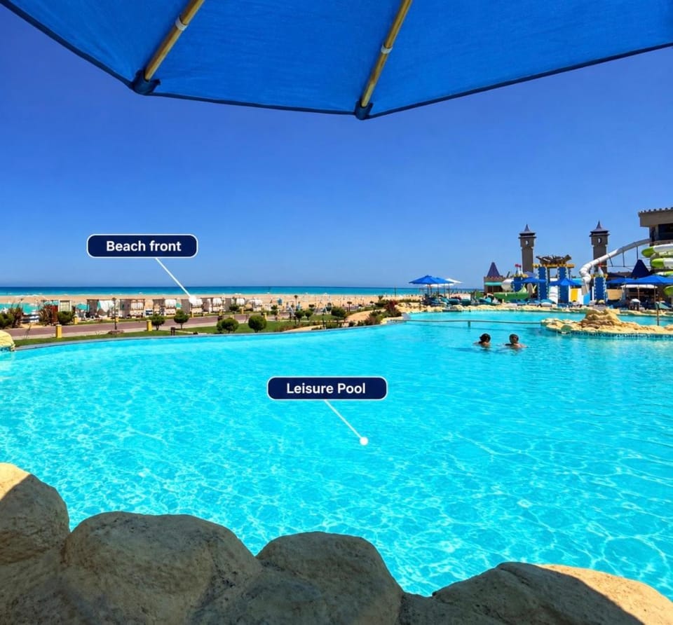 Sahl Hasheesh Finest Chalet - Gravity resort beachfront family 2 bedroom - NON EGYPTIAN ONLY garden pools view Apartment in Hurghada