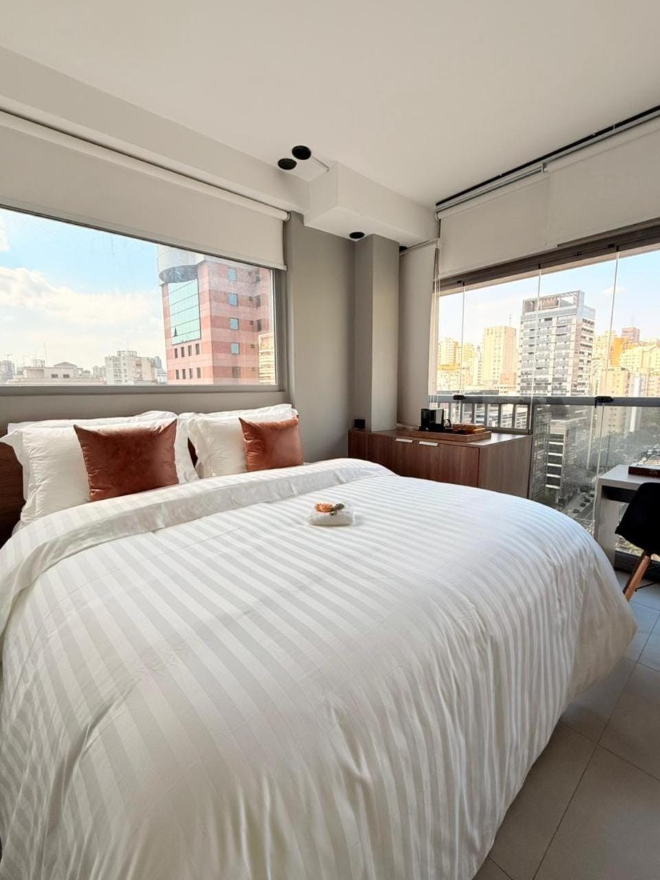 Atmosfera Hachi I Skyline próximo a Paulista Apartment in Sao Paulo City