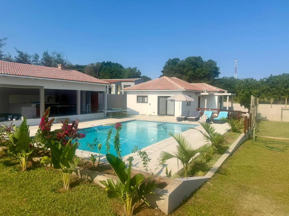 Pool view, sunbed