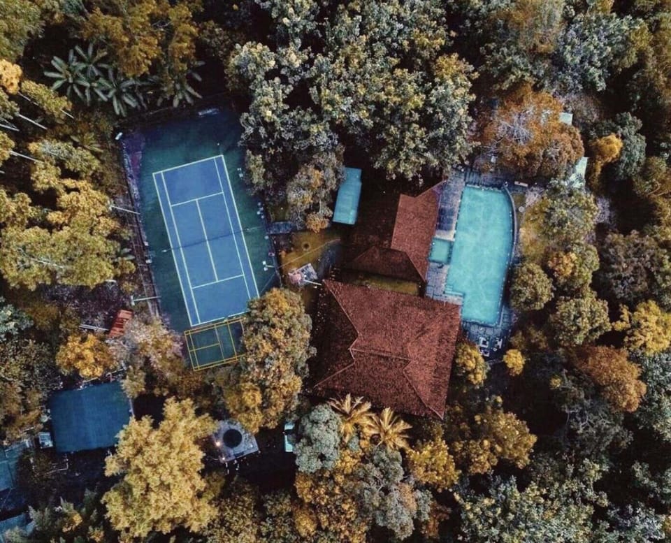 Property building, Natural landscape, Bird's eye view