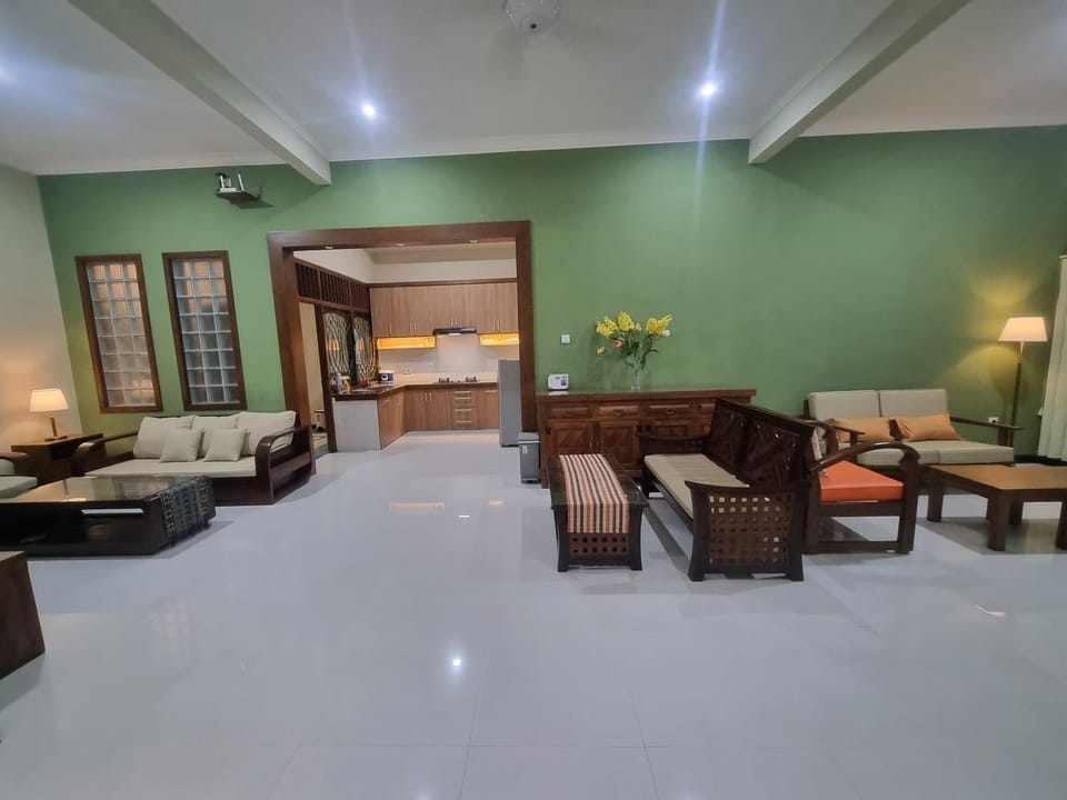 Living room, kitchen