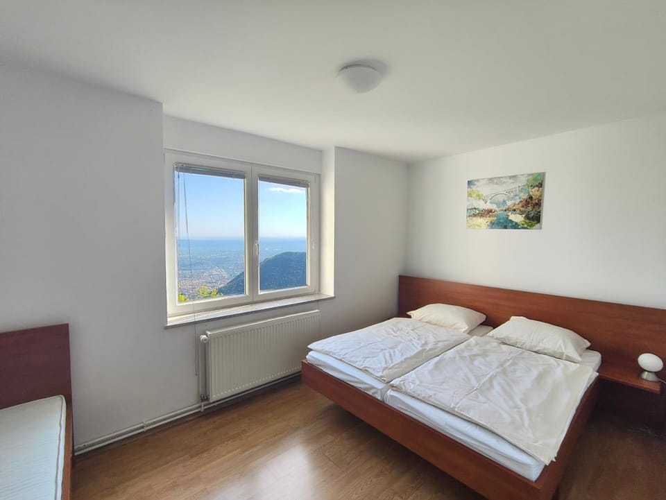 Bed, Natural landscape, Photo of the whole room, Bedroom