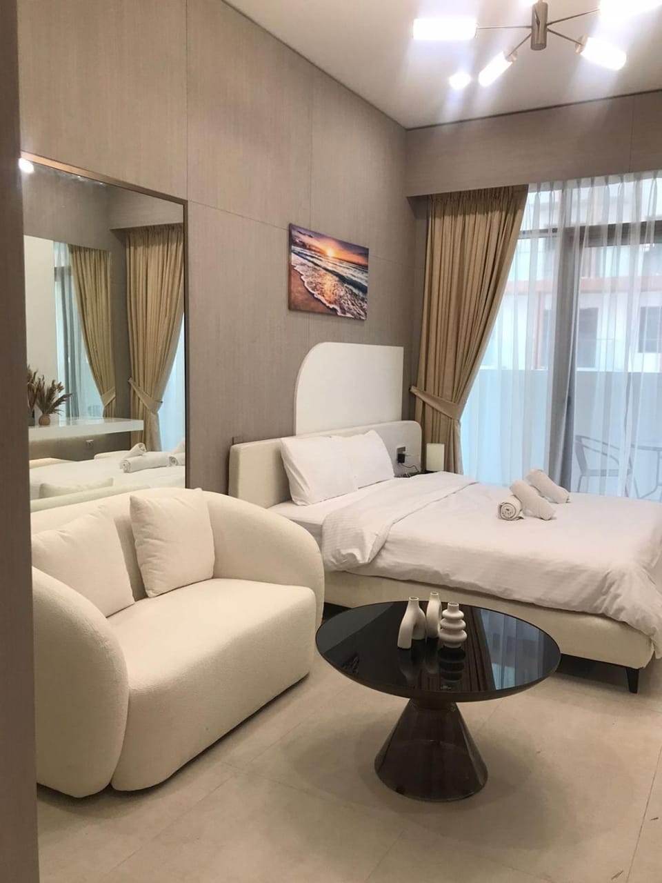 Luxury Furnished Studio with Alexa Automation JVC Apartment in Dubai