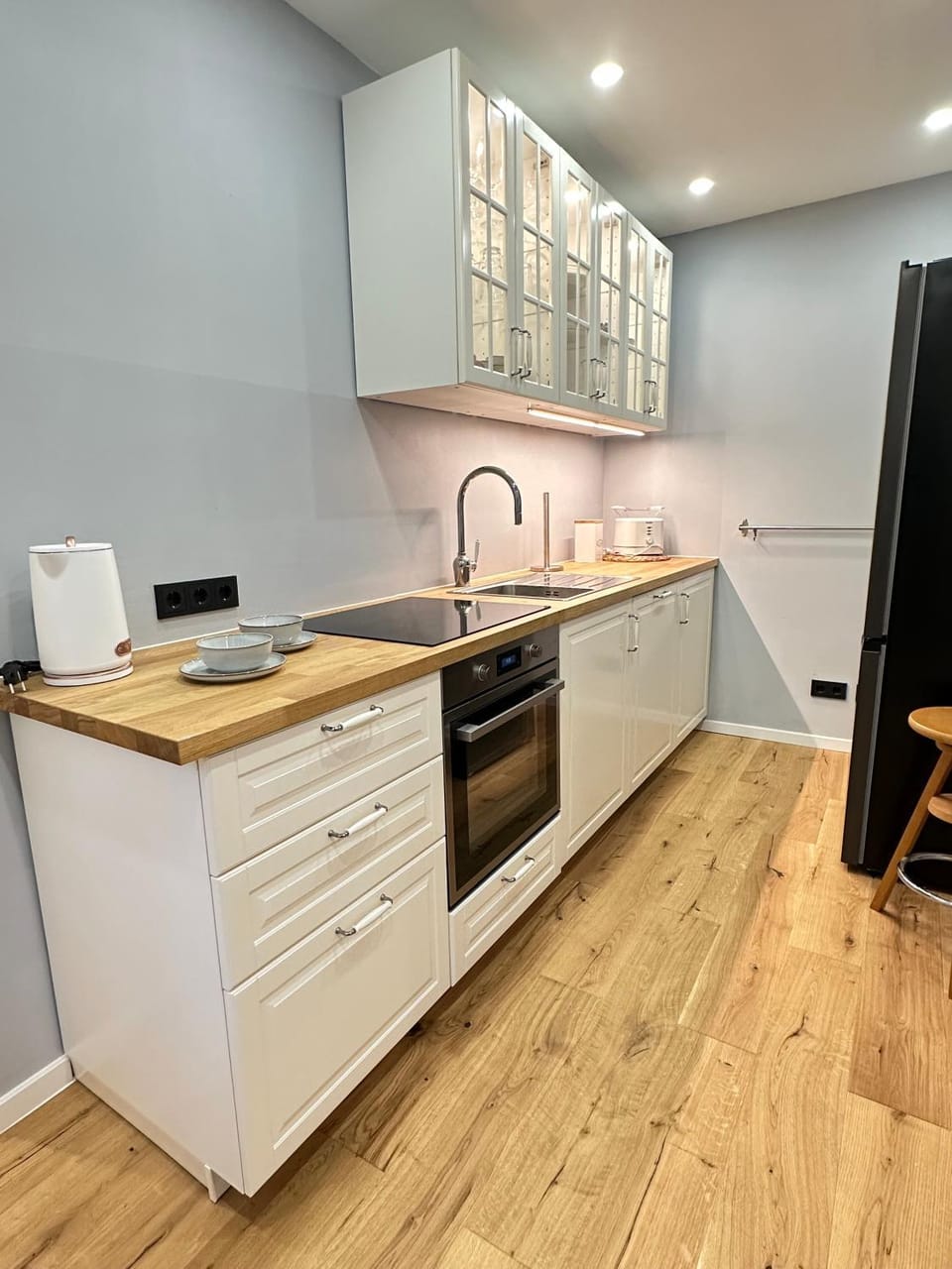 Kitchen or kitchenette, Living room