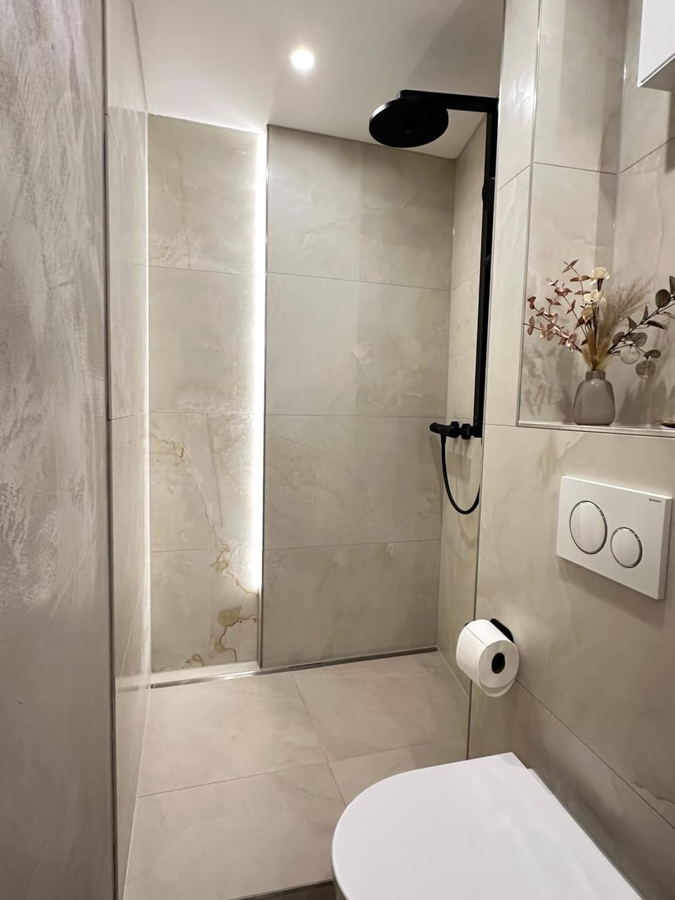 Bathroom, Living room