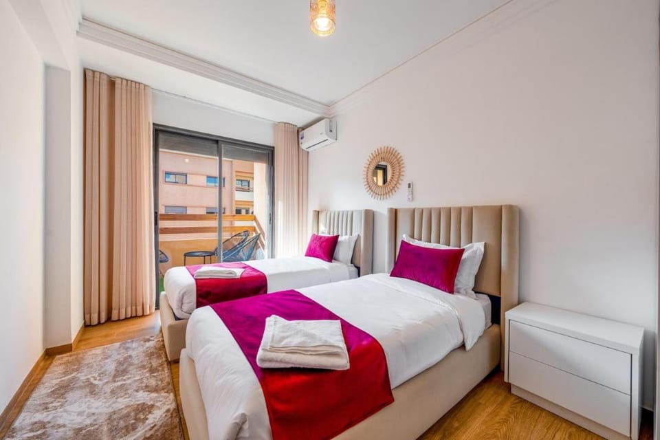 AFCON Stay Gueliz 2BR & Pool, Parking & Wi-Fi Apartment in Marrakesh