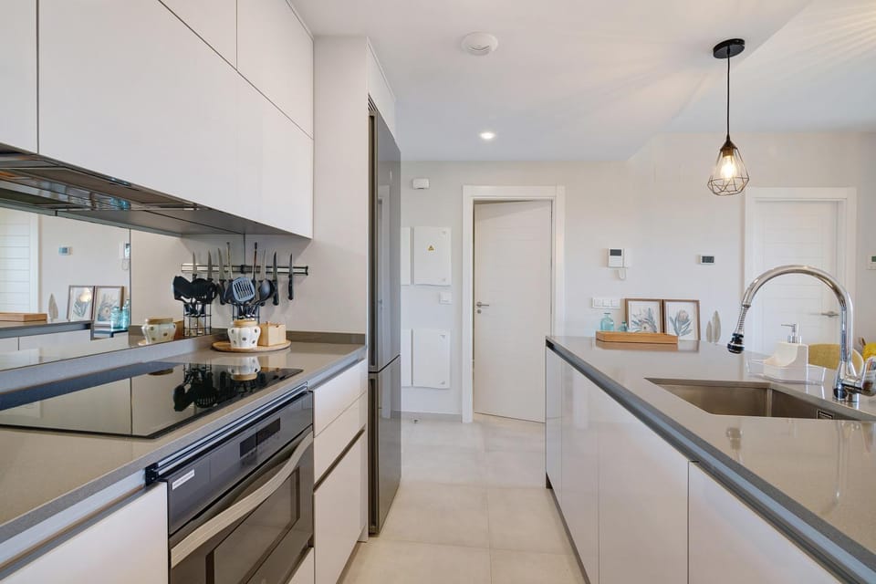 Kitchen or kitchenette, Living room