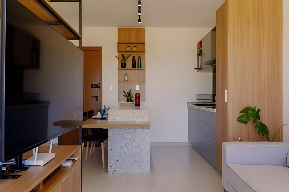 Kitchen or kitchenette, Living room