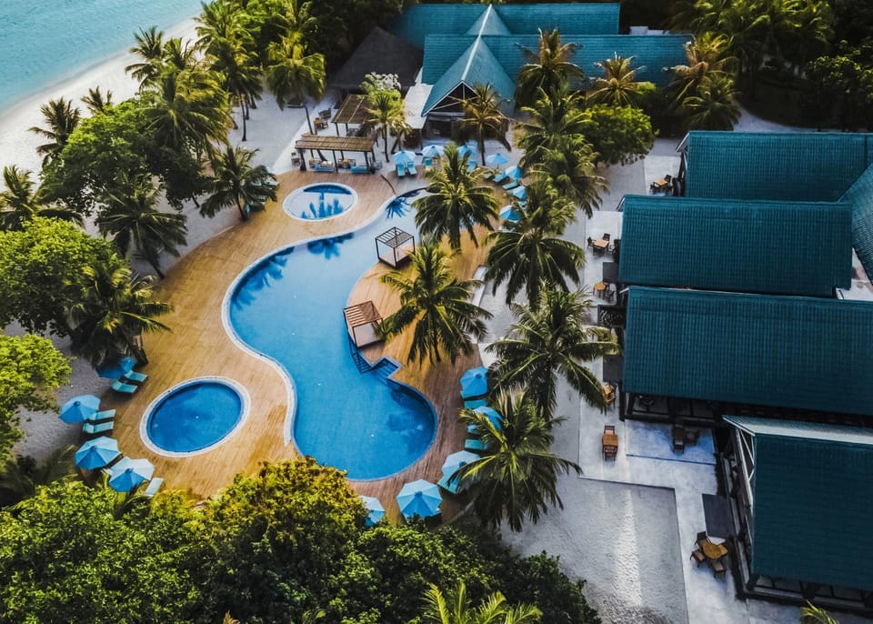 Bird's eye view, Pool view, Swimming pool
