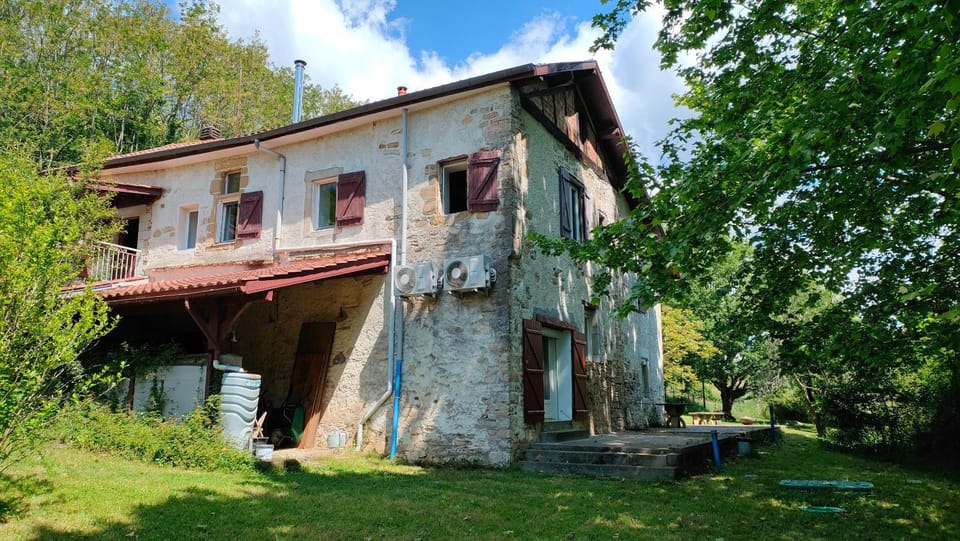 Property building, Spring, Garden