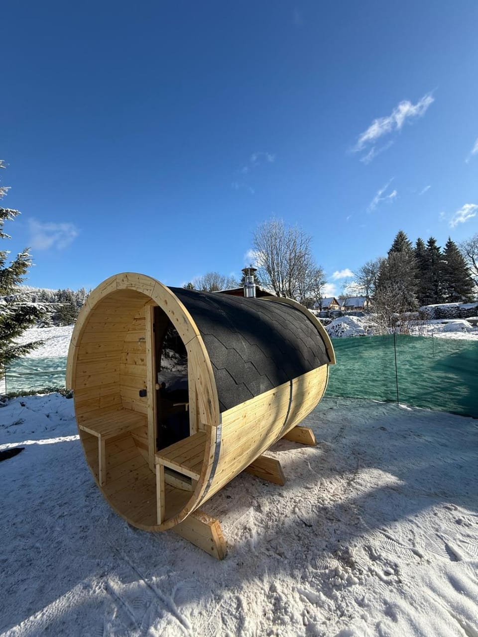 Winter, Sauna