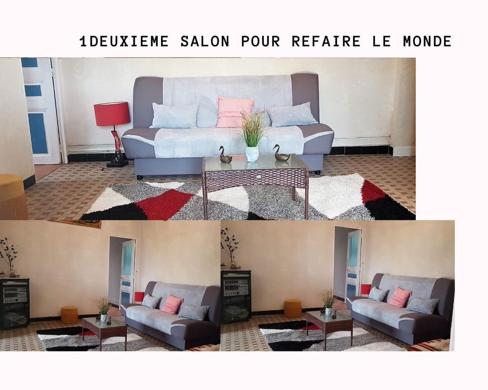 Living room, Seating area, Text overlay