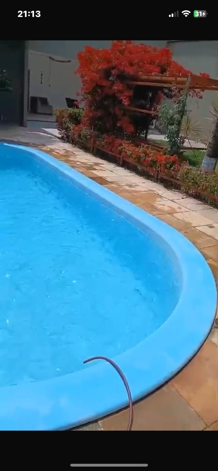 Casa 2 km da praia 3 quartos com piscina House in São Luís