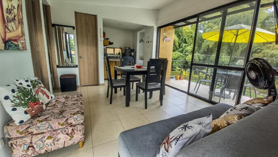 Balcony/Terrace, Kitchen or kitchenette, Living room, Dining area