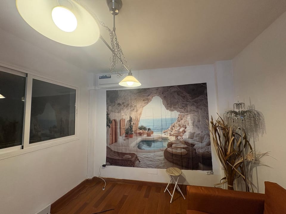 Living room, air conditioner