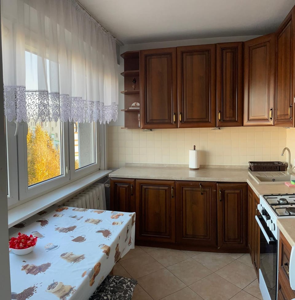 Kitchen or kitchenette, Dining area, dishwasher, stove